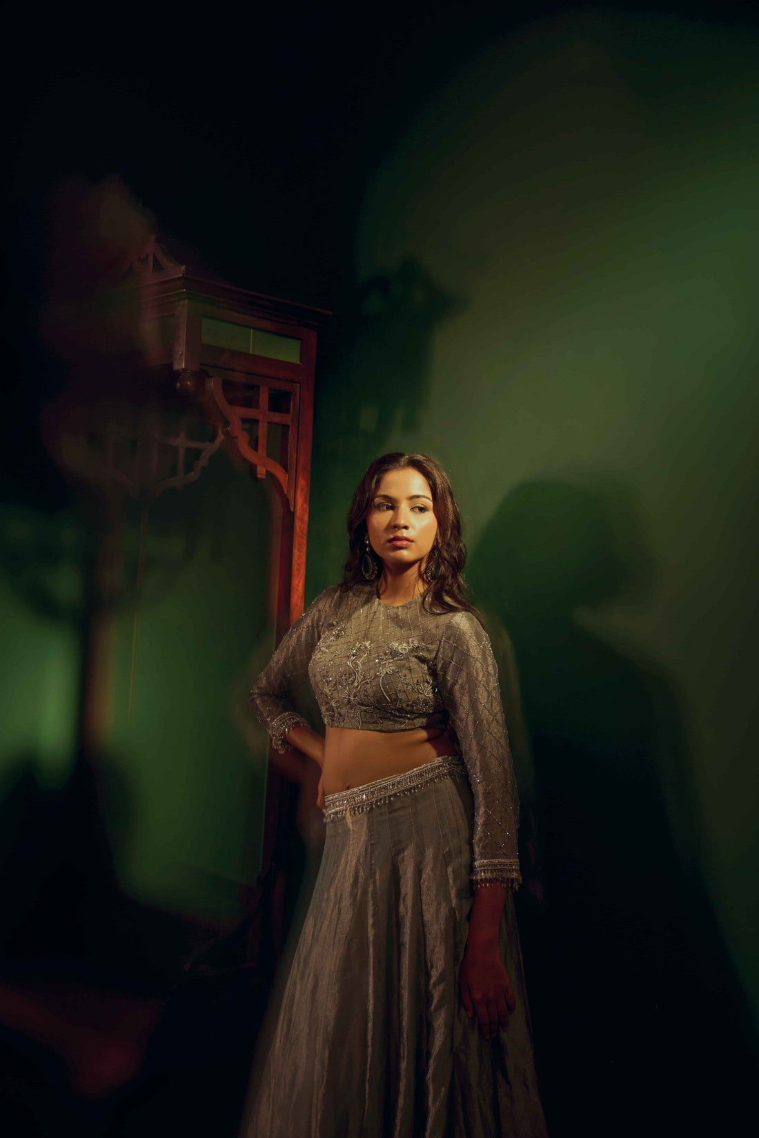 Seren Ash Glow Lehenga