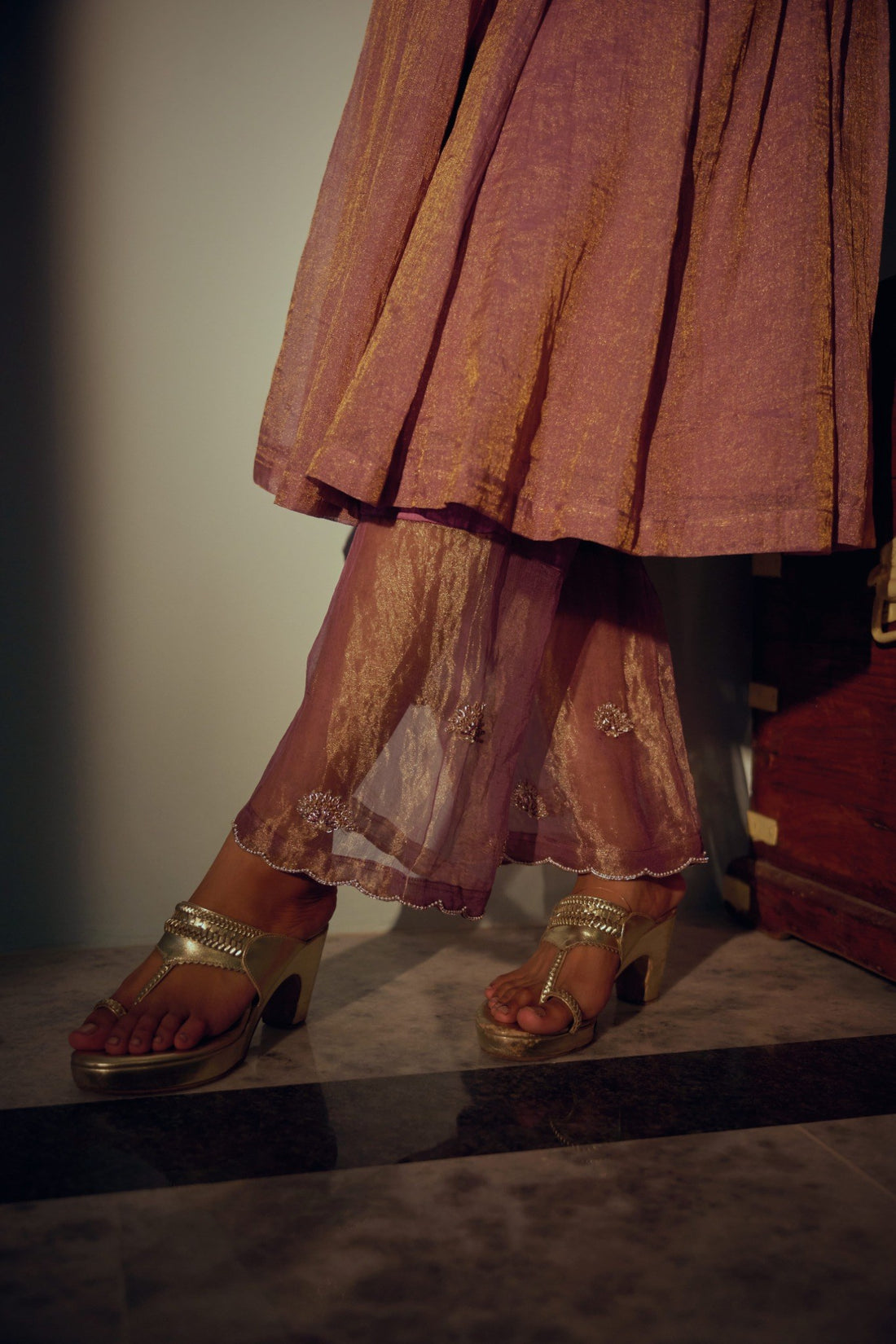 Selene Mauve Angrakha Set