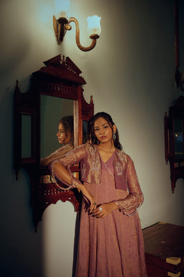 Selene Mauve Angrakha Set